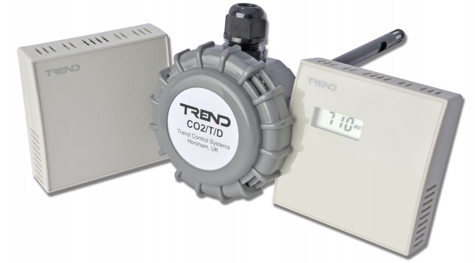 Duct carbon dioxide concentration and temperature sensor Data sheet